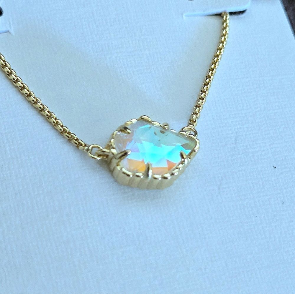 Kendra Scott "Tess" Dichroic Glass🪟 Pendant Necklace - NWT - Picture 13 of 16